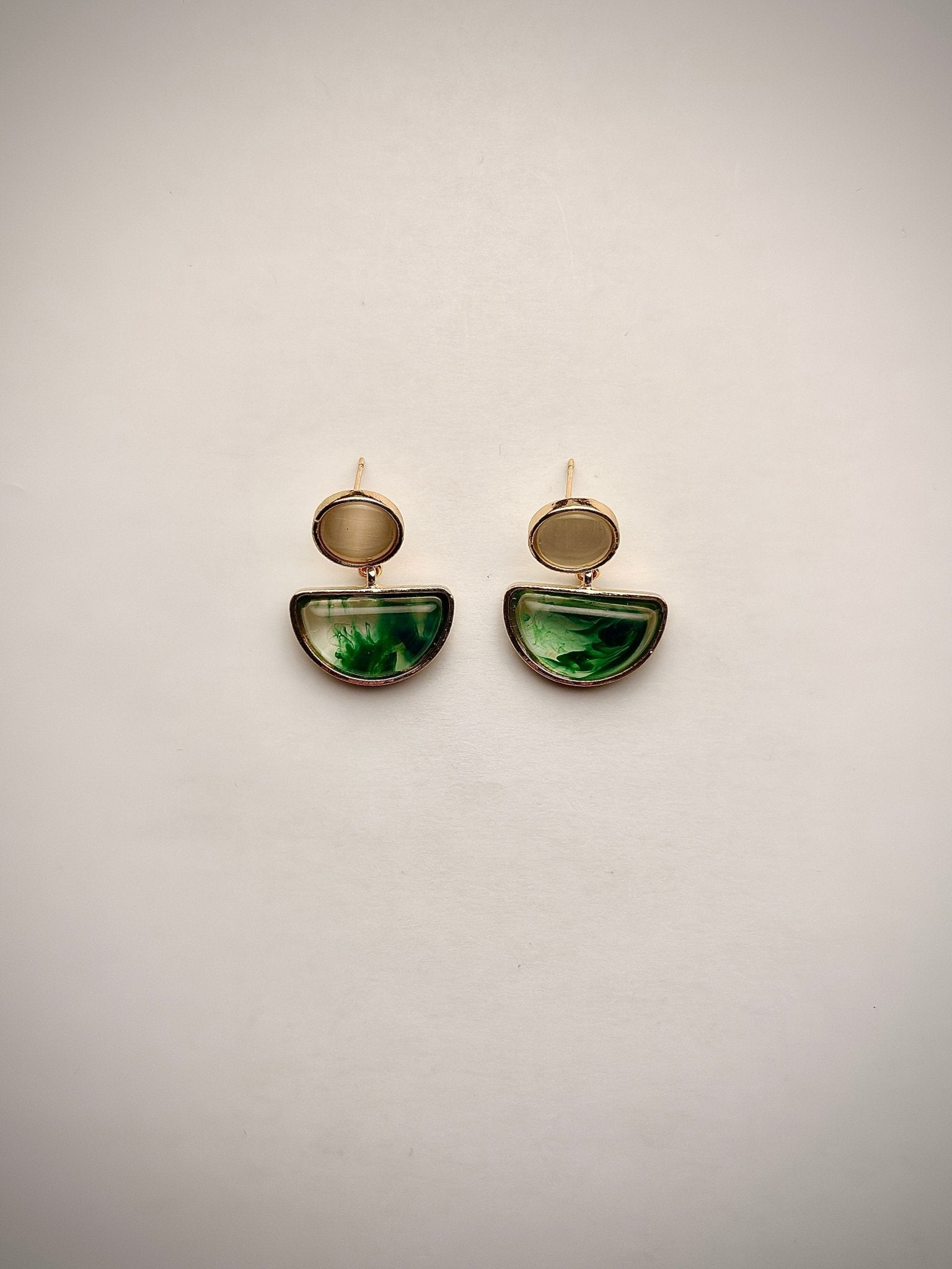 Semicircle Drop Earrings - lake&krewe